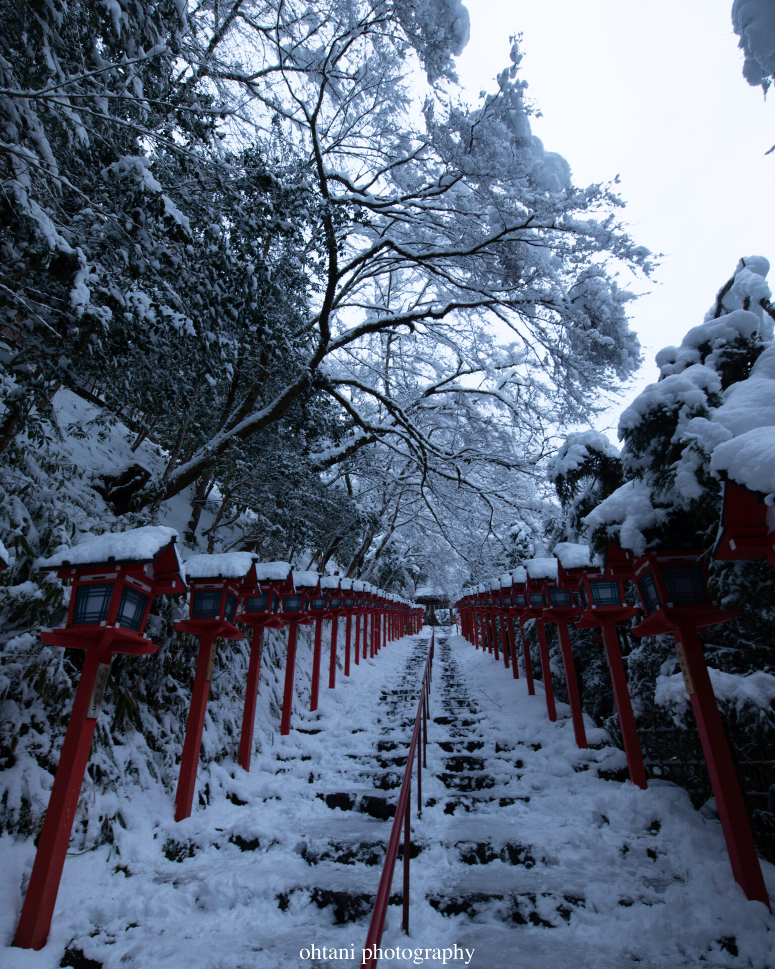 冬の貴船神社