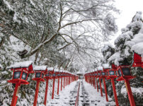 冬の貴船神社