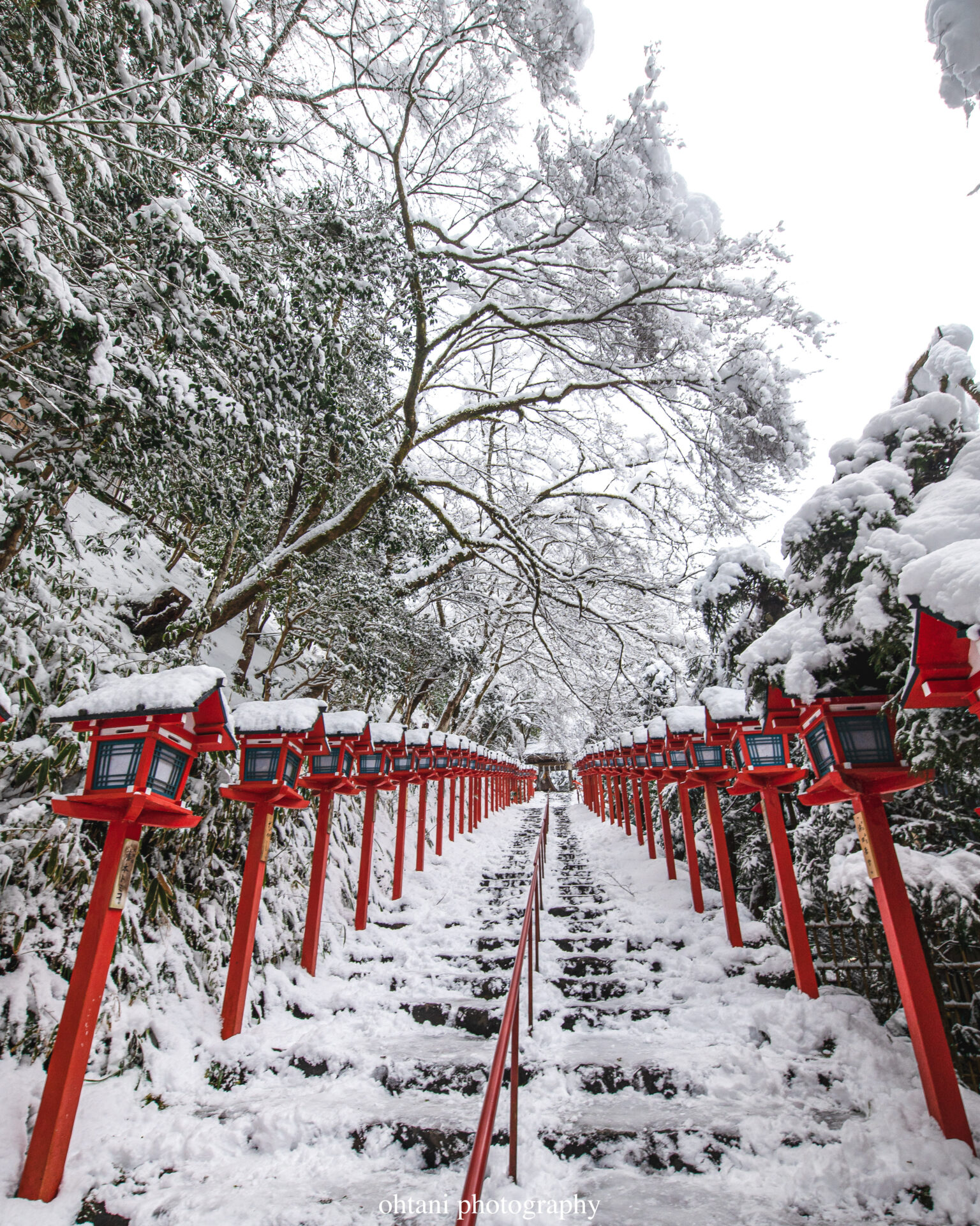 冬の貴船神社