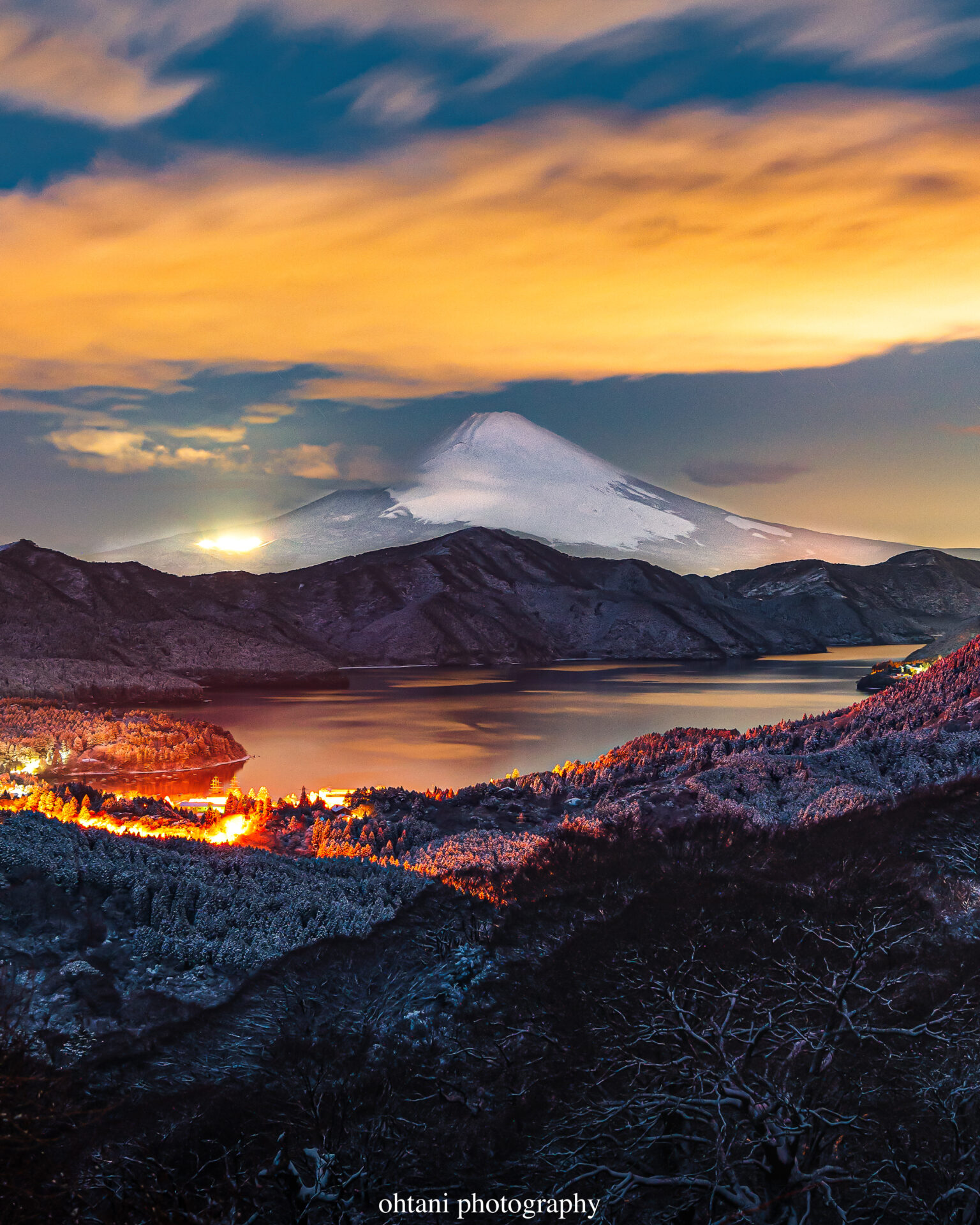 大観山富士山夜景